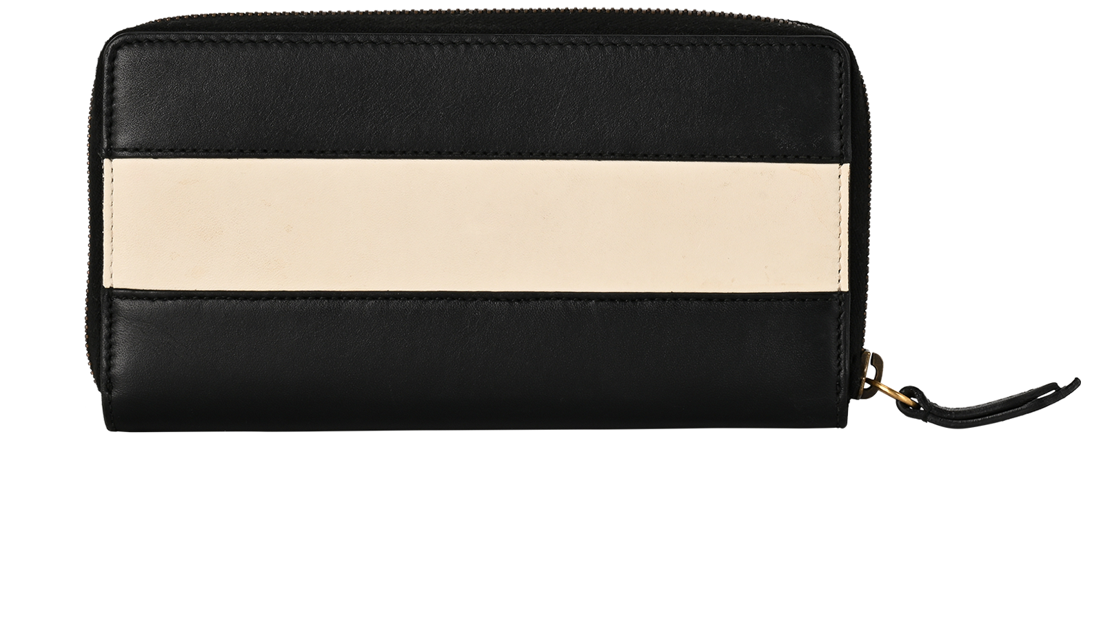 Gucci Queen Margaret Zip Around Wallet, &pound;175, Accessories, Black/White, Leather, Back view